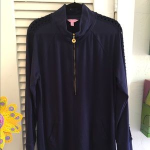 Lilly Pulitzer Skipper Dress, XL, Navy